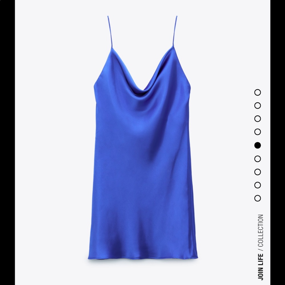Zara royal blue mini dress